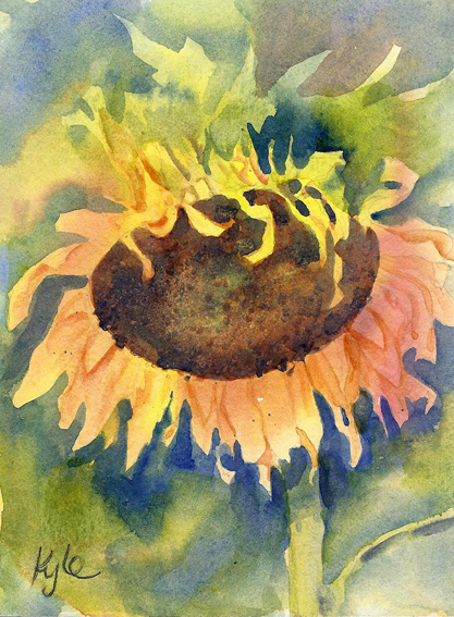End of Summer Sunflowers 14