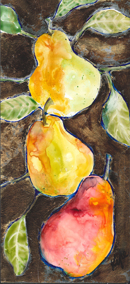 Falling Pears two