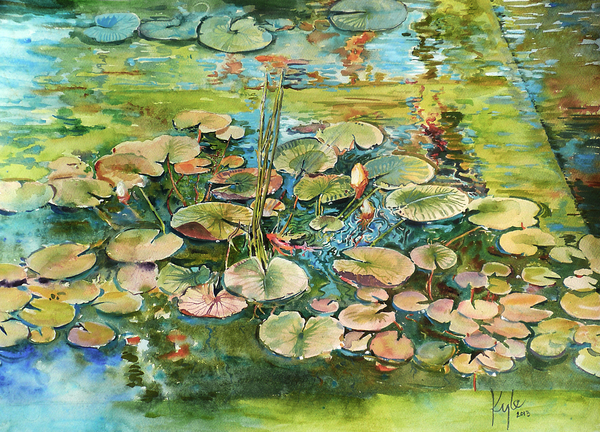 Floating Lilies #1