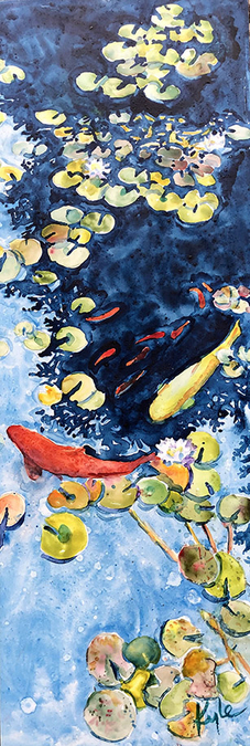 Koi and Lilies