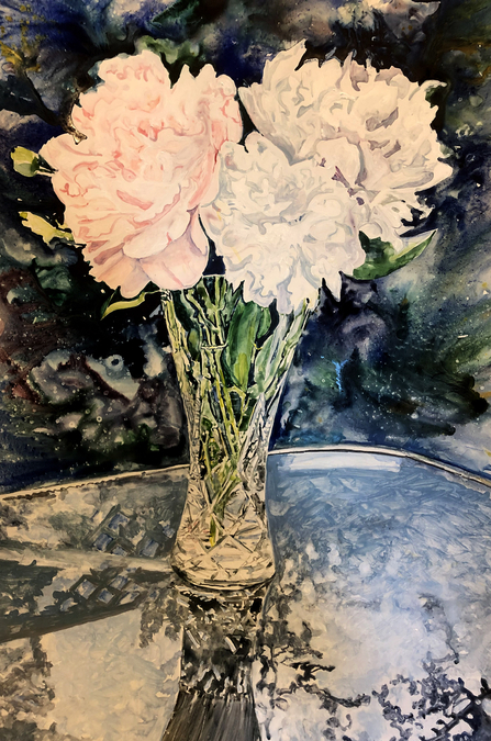 Peonies in Vase