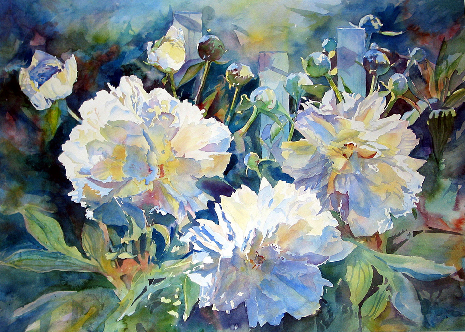 White Peonies